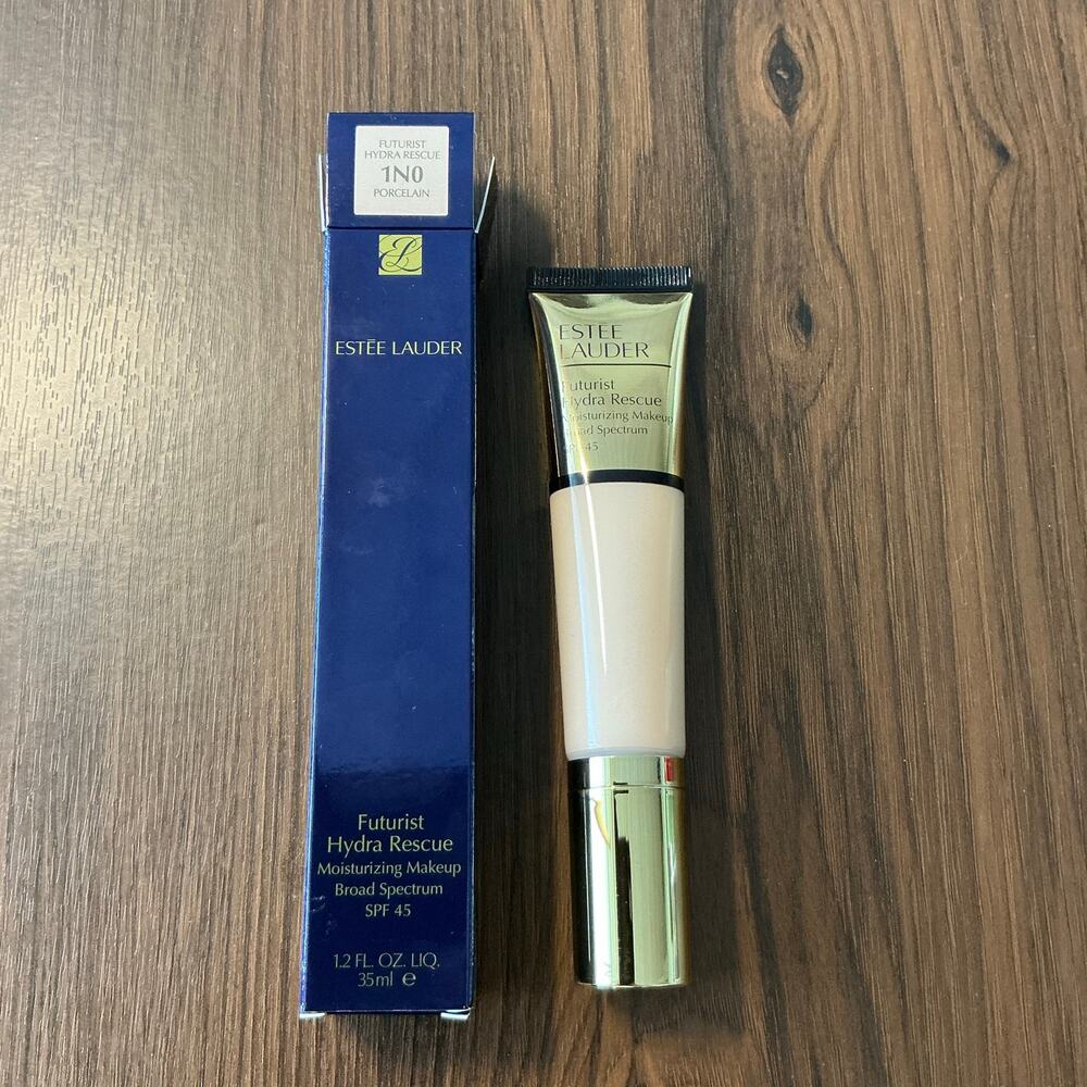 Estee Lauder Futurist Hydra Rescue Moisturizing Foundation SPF45 1N0 Porcelain